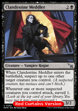 Clandestine Meddler (V.1) - Murders at Karlov Manor (Uncommon) [MKM-82]