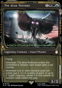 The Wise Mothman (V.2) - Universes Beyond: Fallout: Extras (Mythic) [XPIP-343]