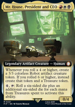 Mr. House, President and CEO (V.1) - Universes Beyond: Fallout: Extras (Mythic) [XPIP-421]