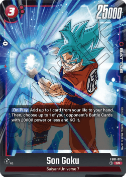 Son Goku (FB01-015)  (V.1 - Super Rare) - Awakened Pulse [Fusion World] (Super Rare) [FB01-015]