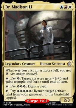 Dr. Madison Li (V.3) - Universes Beyond: Fallout: Extras (Mythic) [XPIP-531]