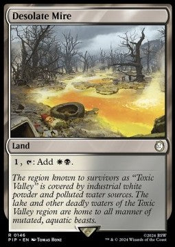 Desolate Mire - Universes Beyond: Fallout (Rare) [PIP-146]