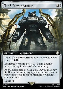 T-45 Power Armor (V.1) - Universes Beyond: Fallout: Extras (Rare) [XPIP-437]