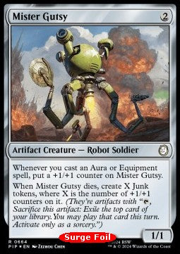 Mister Gutsy (V.2) - Universes Beyond: Fallout: Extras (Rare) [XPIP-664]