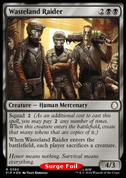 Wasteland Raider (V.2) - Universes Beyond: Fallout: Extras (Rare) [XPIP-580]