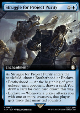 Struggle for Project Purity (V.1) - Universes Beyond: Fallout: Extras (Rare) [XPIP-380]