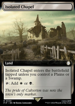 Isolated Chapel (V.1) - Universes Beyond: Fallout: Extras (Rare) [XPIP-500]