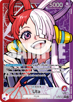Uta (OP06-001) (V.2) - Wings of the Captain (Alternate Art) [OP06-001]