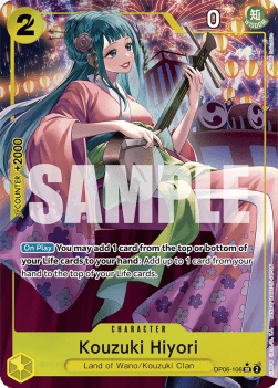 Kouzuki Hiyori (OP06-106) (V.2) - Wings of the Captain (Alternate Art) [OP06-106]