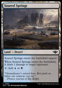 Soured Springs - Outlaws of Thunder Junction (Land) [OTJ-264]