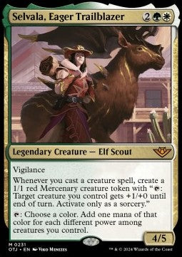 Selvala, Eager Trailblazer - Outlaws of Thunder Junction (Mythic) [OTJ-231]