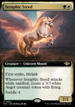 Seraphic Steed - Outlaws of Thunder Junction: Extras (Rare) [XOTJ-364]