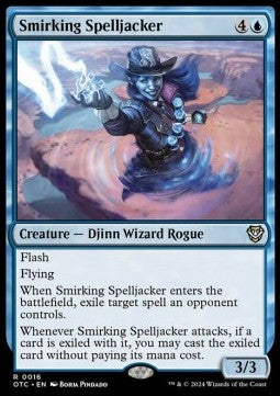 Smirking Spelljacker - Commander: Outlaws of Thunder Junction (Rare) [OTC-16]