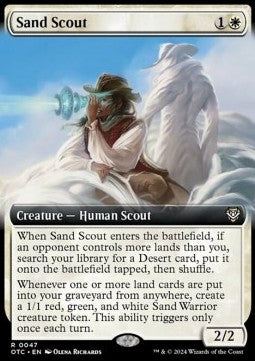 Sand Scout - Commander: Outlaws of Thunder Junction: Extras (Rare) [XOTC-47]