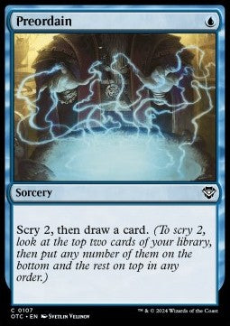 Preordain - Commander: Outlaws of Thunder Junction (Common) [OTC-107]