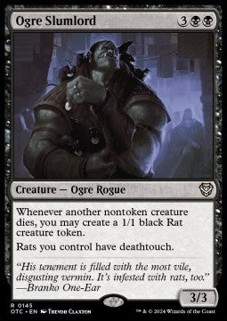 Ogre Slumlord - Commander: Outlaws of Thunder Junction (Rare) [OTC-145]