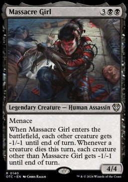Massacre Girl - Commander: Outlaws of Thunder Junction (Rare) [OTC-140]