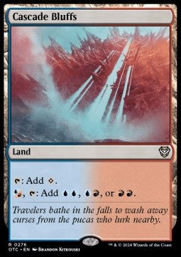 Cascade Bluffs - Commander: Outlaws of Thunder Junction (Rare) [OTC-276]