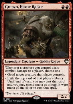 Grenzo, Havoc Raiser - Commander: Outlaws of Thunder Junction (Rare) [OTC-168]