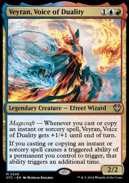 Veyran, Voice of Duality - Commander: Outlaws of Thunder Junction (Mythic) [OTC-248]