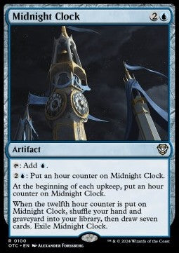 Midnight Clock - Commander: Outlaws of Thunder Junction (Rare) [OTC-100]