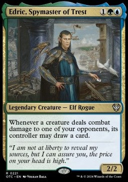 Edric, Spymaster of Trest - Commander: Outlaws of Thunder Junction (Rare) [OTC-221]