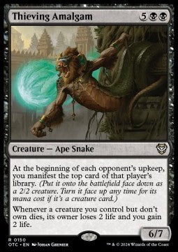 Thieving Amalgam - Commander: Outlaws of Thunder Junction (Rare) [OTC-150]