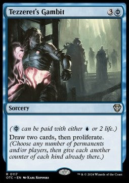 Tezzeret's Gambit - Commander: Outlaws of Thunder Junction (Rare) [OTC-117]