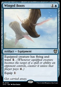 Winged Boots - Commander: Outlaws of Thunder Junction (Rare) [OTC-124]