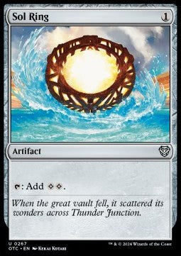 Sol Ring - Commander: Outlaws of Thunder Junction (Uncommon) [OTC-267]