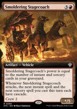 Smoldering Stagecoach - Commander: Outlaws of Thunder Junction: Extras (Rare) [XOTC-66]