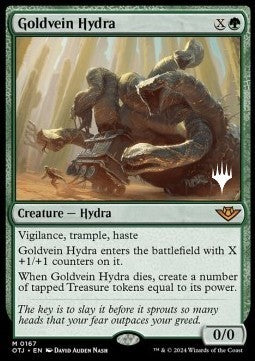 Goldvein Hydra (V.2) - Outlaws of Thunder Junction: Promos (Mythic) [POTJ-167]