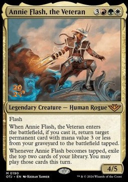 Annie Flash, the Veteran (V.1) - Outlaws of Thunder Junction: Promos (Mythic) [POTJ-190]