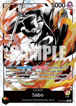 Sabo (ST13-001) (V.2) - Ultra Deck: The Three Brothers (Alternate Art) [ST-13-001]