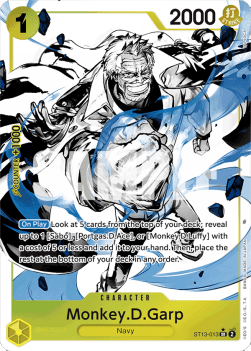 Monkey.D.Garp (ST13-013) (V.2) - Ultra Deck: The Three Brothers (Alternate Art) [ST-13-013]