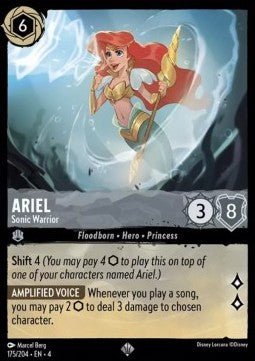 Ariel - Sonic Warrior (V.1) - Ursula's Return (Super Rare) [4URS-175]
