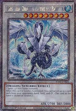 Trishula, Dragon of the Ice Barrier (V.4 - Platinum Secret Rare) - 25th Anniversary Rarity Collection II (Platinum Secret Rare) [RA02-026]