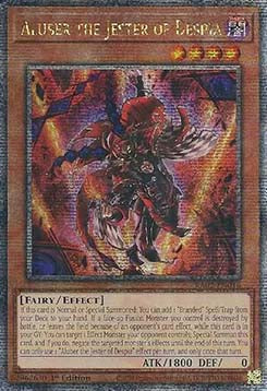 Aluber the Jester of Despia (V.5 - Quarter Century Secret Rare) - 25th Anniversary Rarity Collection II (Quarter Century Secret Rare) [RA02-016]
