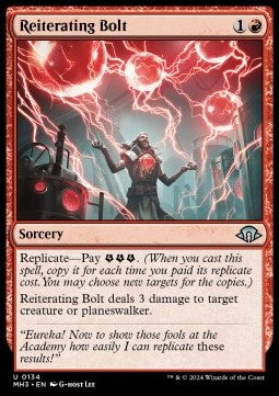 Reiterating Bolt - Modern Horizons 3 (Uncommon) [MH3-134]