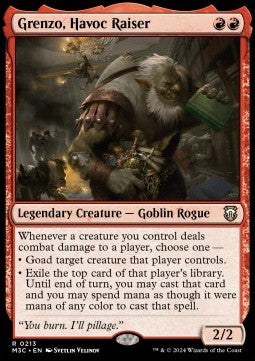 Grenzo, Havoc Raiser - Commander: Modern Horizons 3 (Rare) [M3C-213]
