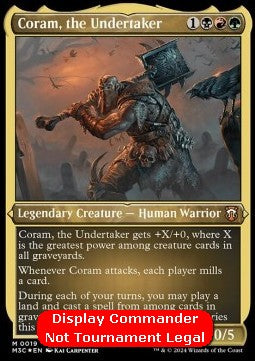 Coram, the Undertaker (V.2) - Commander: Modern Horizons 3: Extras (Mythic) [XM3C-19]