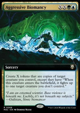 Aggressive Biomancy (V.1) - Commander: Modern Horizons 3: Extras (Rare) [XM3C-69]