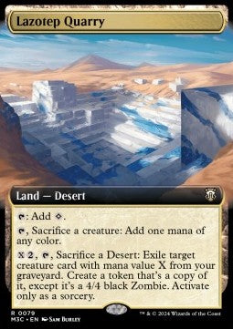 Lazotep Quarry (V.1) - Commander: Modern Horizons 3: Extras (Rare) [XM3C-79]