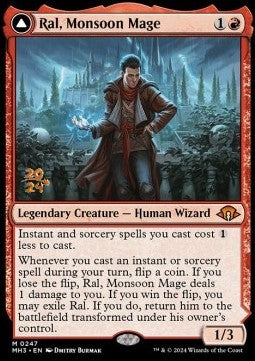 Ral, Monsoon Mage // Ral, Leyline Prodigy - Modern Horizons 3: Promos (Mythic) [PMH3-247]