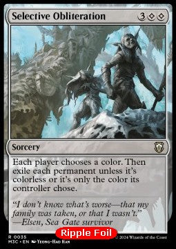 Selective Obliteration - Commander: Modern Horizons 3: Extras (Rare) [XM3C-35]