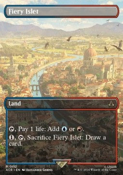 Fiery Islet - Universes Beyond: Assassin's Creed: Extras (Rare) [XACR-112]