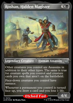 Roshan, Hidden Magister (V.2) - Universes Beyond: Assassin's Creed: Extras (Uncommon) [XACR-212]