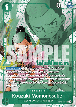 Kouzuki Momonosuke (OP01-041) (V.2) - Unnumbered Promos (Rare) [UP-OP01-041]