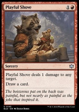 Playful Shove - Bloomburrow (Uncommon) [BLB-145]