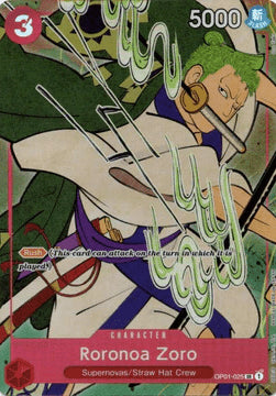 Roronoa Zoro (OP01-025) - Premium Bandai Products (Super Rare) [PB-XX-OP01-025]